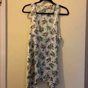 Silky Floral Tank